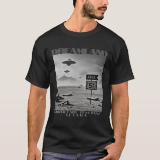 Område 51 Dreamland Nevada T Shirt