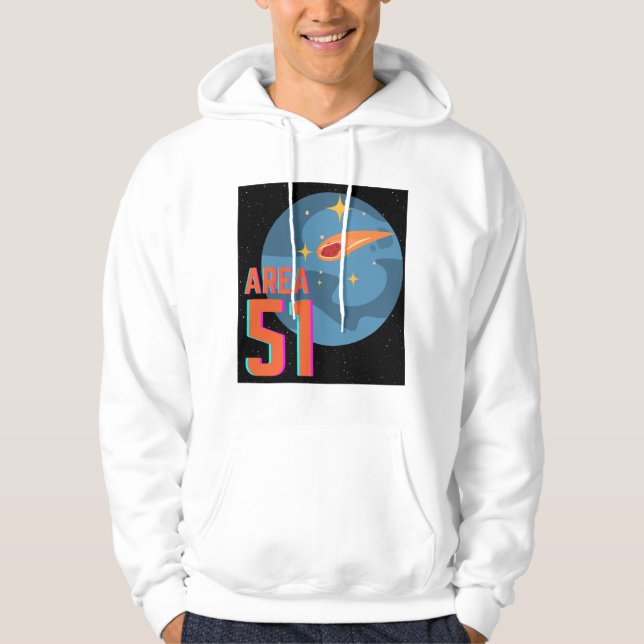 Område 51 hoodie (Framsida)
