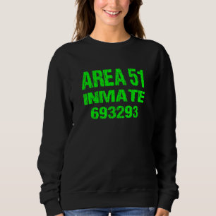 Område 51 Inmate Retro Halloween Costume Roswell A T Shirt