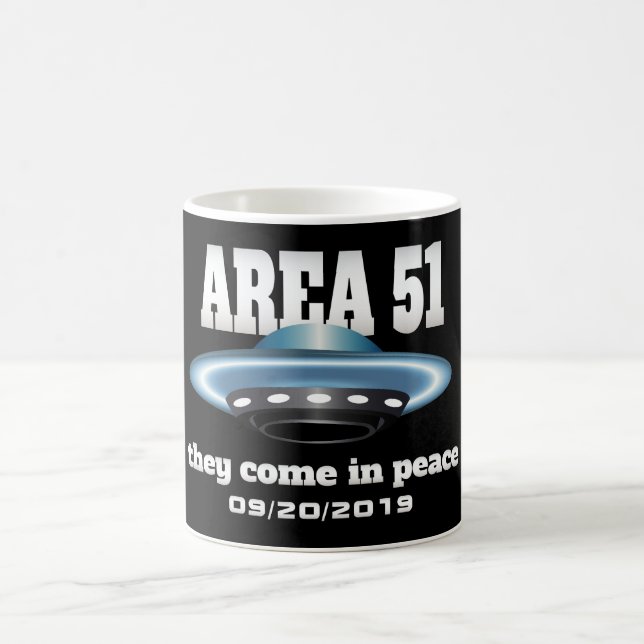 Område 51 kaffemugg (Center)