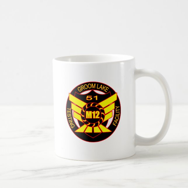 Område 51 majestätiska 12 kaffemugg (Höger)