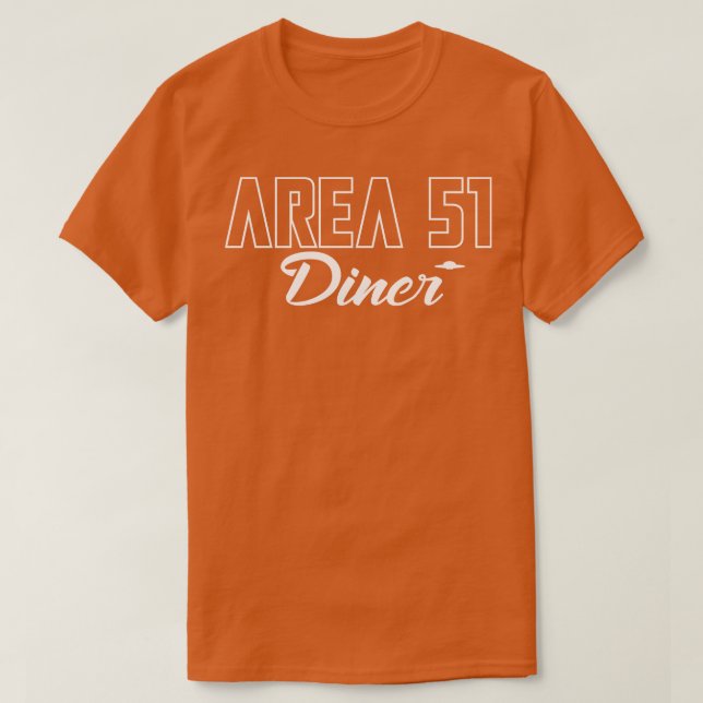 Område 51 Middag T Shirt (Design framsida)