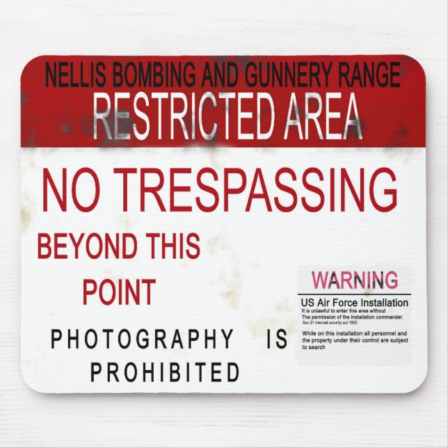 Område 51 Mousepad Musmatta (Framsidan)