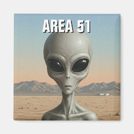 Område 51 Nevada Alien Magnet