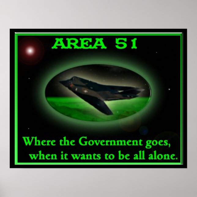 Område 51 poster (Framsidan)