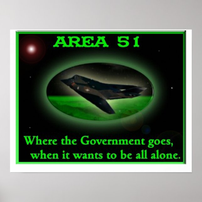 Område 51 poster (Framsidan)