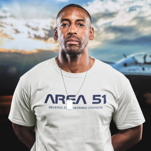 Område 51 Reverse Engineering Alien UFO Paranormal T Shirt