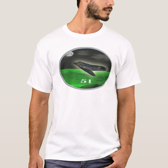 Område 51 t shirt (Framsida)