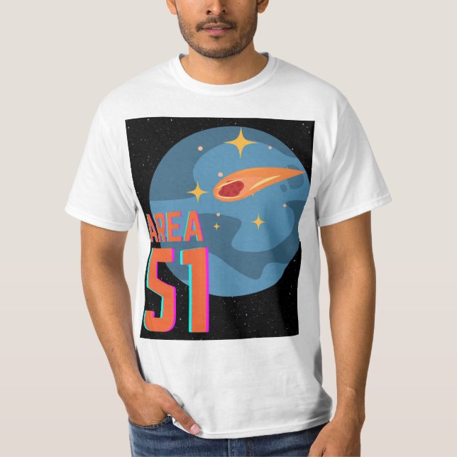 Område 51 t shirt (Framsida)