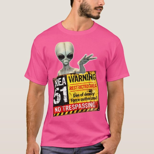 Område 51 t shirt (Framsida)