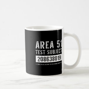 Område 51 Test Subjekt 8019 Alien Abduction Hallow Kaffemugg