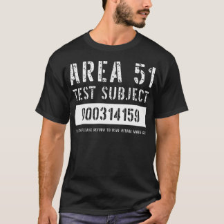 Område 51 Test Subjekt Alien Abduction Halloween C T Shirt