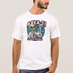 Område 51 Tur Guide T Shirt