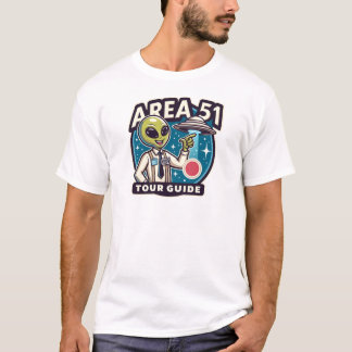 Område 51 Tur Guide T Shirt