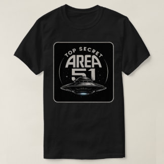 Område 51 - UFO, Top Secret Alien - Manar/Womens T Shirt