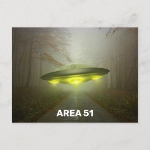 Område 51 UFO-vykort Vykort