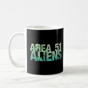 Område 51 utomjordingar t skjorta kaffemugg
