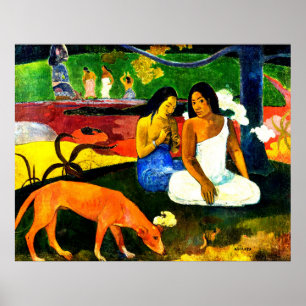 Område av Paul Gauguin Poster