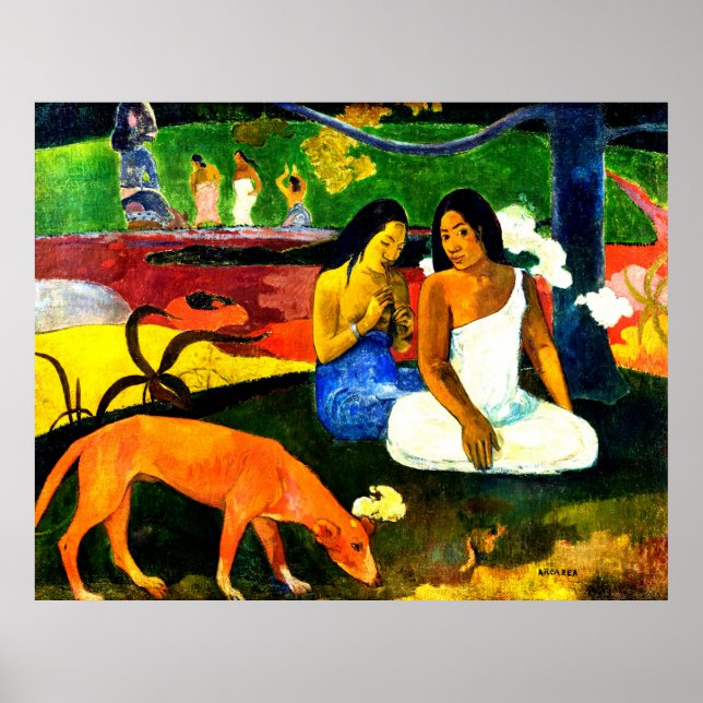 Område av Paul Gauguin Poster (Framsidan)