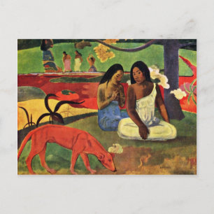 Område efter Gauguin Paul (Bästa kvalitet) Vykort