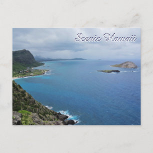 Områden på öarna Ocean i Scenia Hawaii Makapuu Oah Vykort