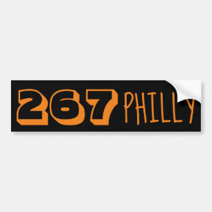 Områdeskod 267 - Philly Bildekal