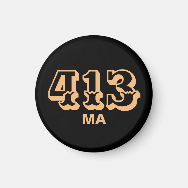 Områdeskod 413 magnet (Framsidan)