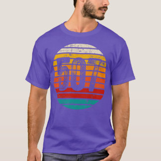 Områdeskod 507 för stressad Vintage Sunset 507 T Shirt