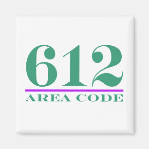 Områdeskod 612 magnet