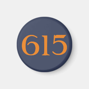 Områdeskod 615 (Nashville) Magnet