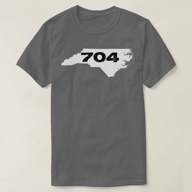 Områdeskod 704 t shirt (Design framsida)