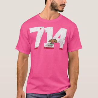Områdeskod 714 Anaheim California TShirt 6 T Shirt