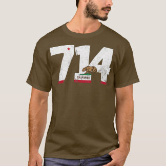 Områdeskod 714 Anaheim California TShirt T Shirt