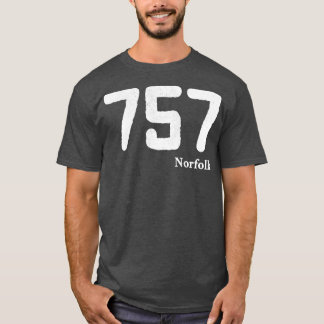 Områdeskod 757 Norfolk Virginia T Shirt