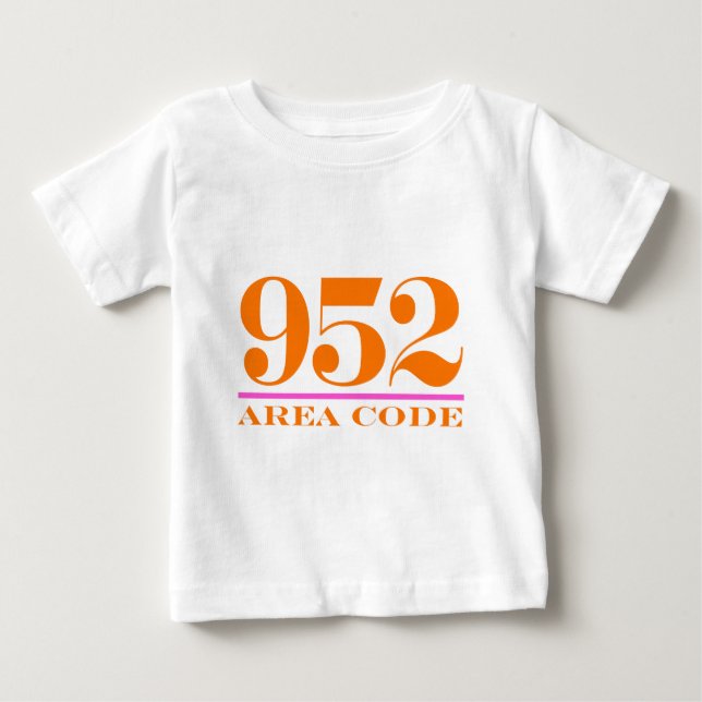 Områdeskod 952 t shirt (Framsida)