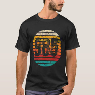 Områdeskod 985 för stressad Vintage Sunset 985 T Shirt