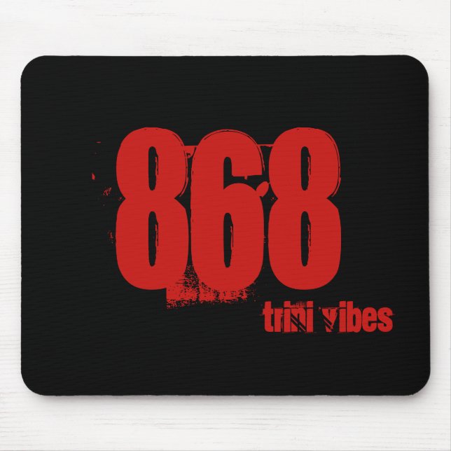 Områdeskod Trini Mousepad 868 Musmatta (Framsidan)