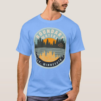 Området Vatten Canoe vid gränsen, Ely, Minnesota  T Shirt
