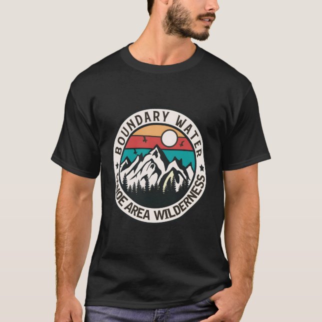 Områdets vildmark vid Vatten T Shirt (Framsida)
