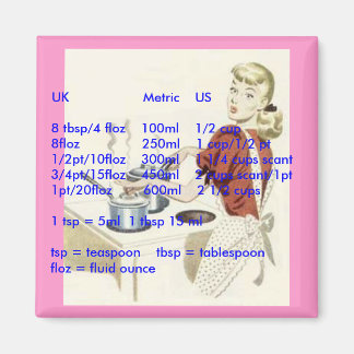 Omräkningsmagnet - brittiska till amerikanska väts magnet