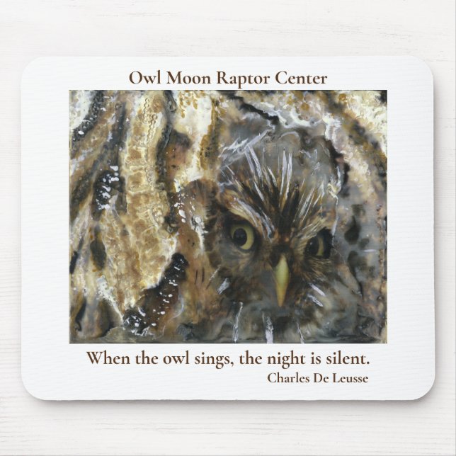 OMRC Screech Uggla Mouse Pad Musmatta (Framsidan)