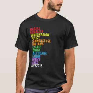 Omröstning 2018: Progressiva demokratiska val S T Shirt