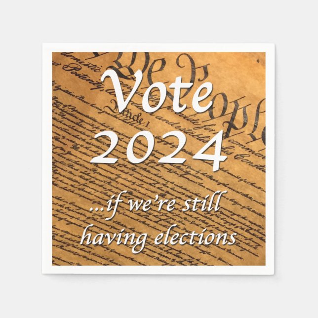 Omröstning 2024 om vi fortfarande har val pappersservett (Framsidan)