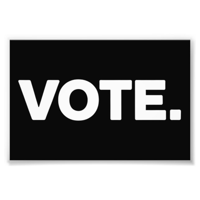 Omröstning: 2024 Omröstning: Höger Fototryck (Framsidan)