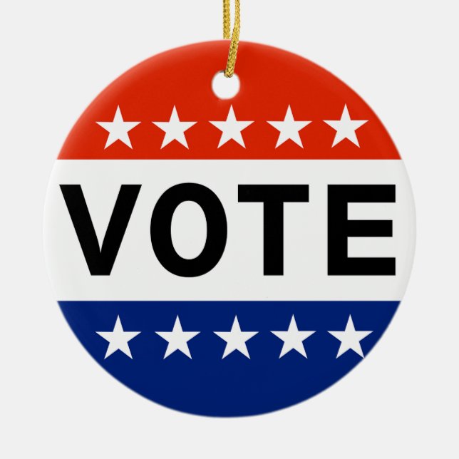 Omröstning 2026 Halvtidsval Julgransprydnad Keramik (Framsidan)