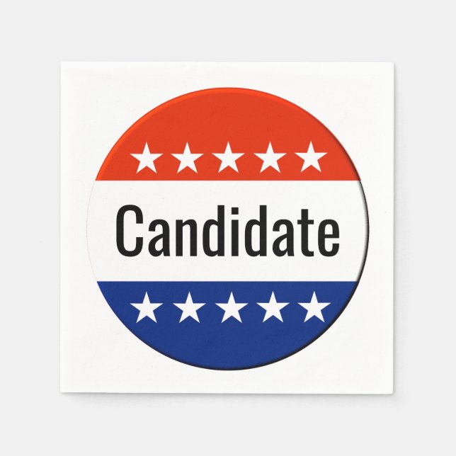 Omröstning 2026 Halvtidsval Pappersservett (Framsidan)