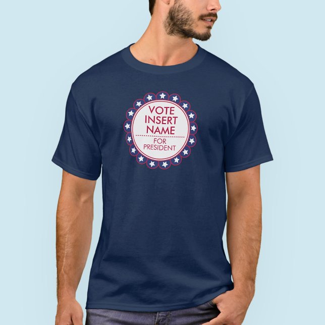 Omröstning: Anpassningsbar T-Shirt, politiska Kamp Tee (MISOOK Election Vote T-Shirt with Logo)