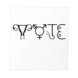 OMRÖSTNING anteckningsblock