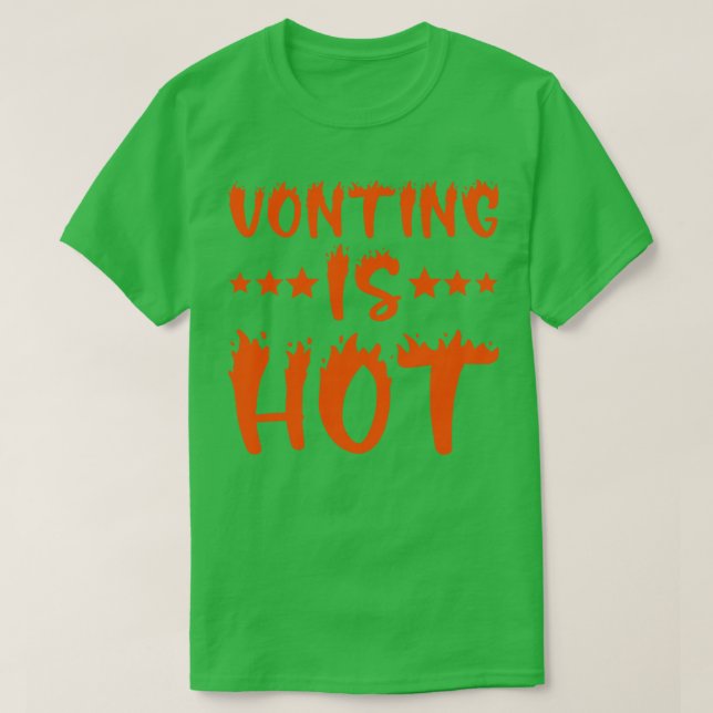 Omröstning är Hett 2 T Shirt (Design framsida)