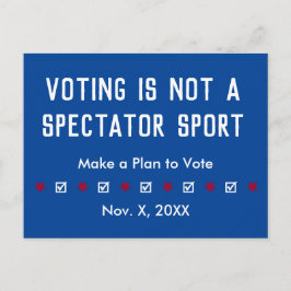 Omröstning är inte en påminnelse om idrottsval vykort